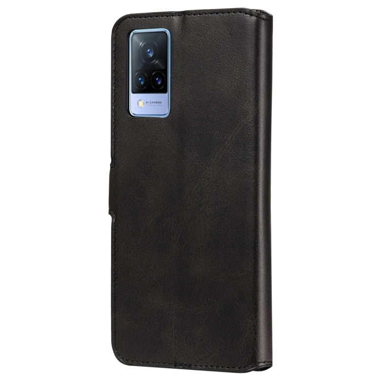 Classic Calf Texture PU + TPU Horizontal Flip Leather Case with Holder & Card Slots & Wallet For vivo V21