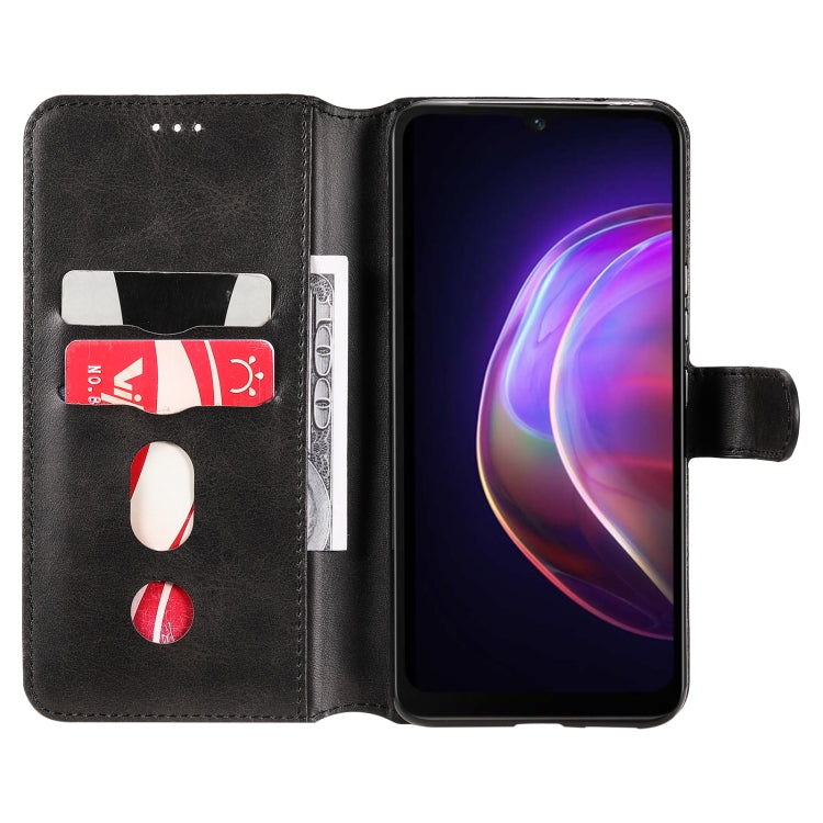 Classic Calf Texture PU + TPU Horizontal Flip Leather Case with Holder & Card Slots & Wallet For vivo V21