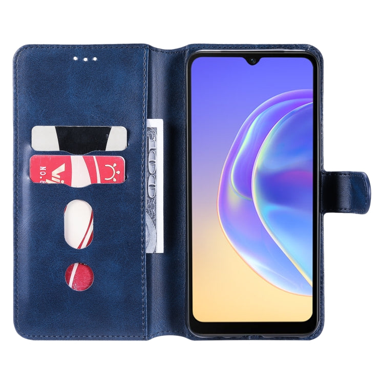 Classic Calf Texture PU + TPU Horizontal Flip Leather Case with Holder & Card Slots & Wallet For vivo V21e