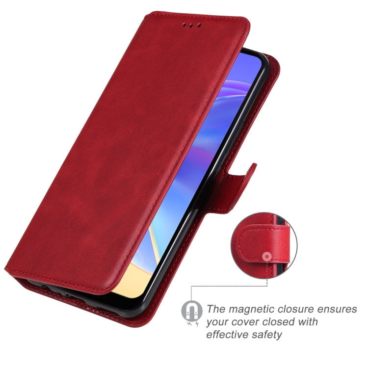 Classic Calf Texture PU + TPU Horizontal Flip Leather Case with Holder & Card Slots & Wallet For vivo V21e