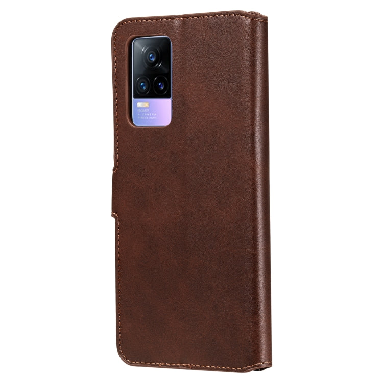 Classic Calf Texture PU + TPU Horizontal Flip Leather Case with Holder & Card Slots & Wallet For vivo V21e