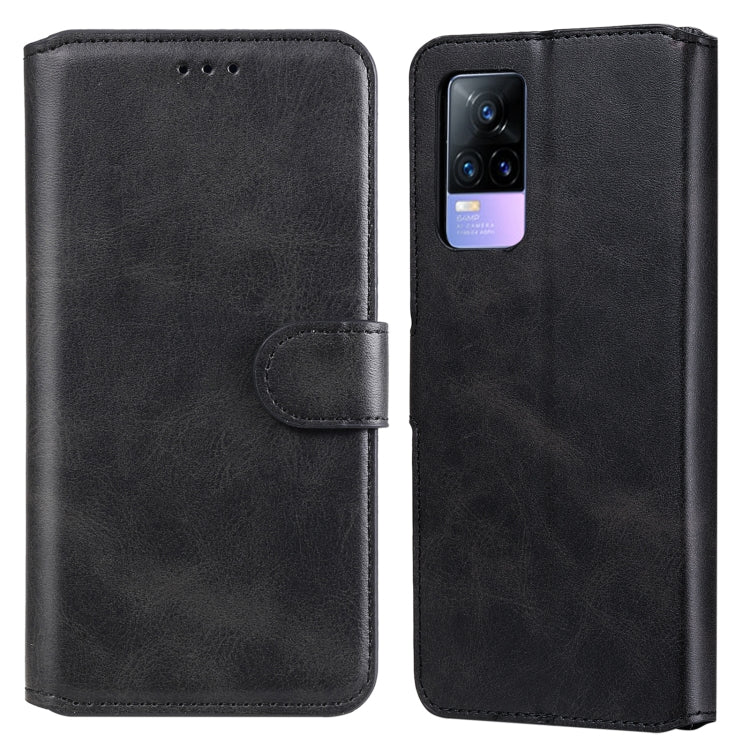 Classic Calf Texture PU + TPU Horizontal Flip Leather Case with Holder & Card Slots & Wallet For vivo V21e