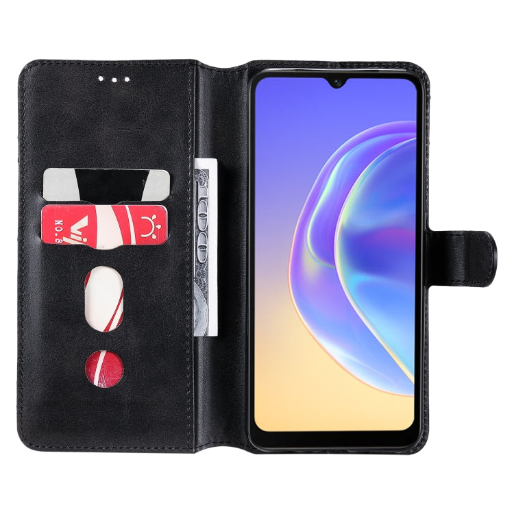 Classic Calf Texture PU + TPU Horizontal Flip Leather Case with Holder & Card Slots & Wallet For vivo V21e