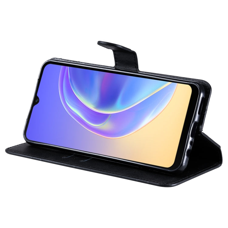 Classic Calf Texture PU + TPU Horizontal Flip Leather Case with Holder & Card Slots & Wallet For vivo V21e