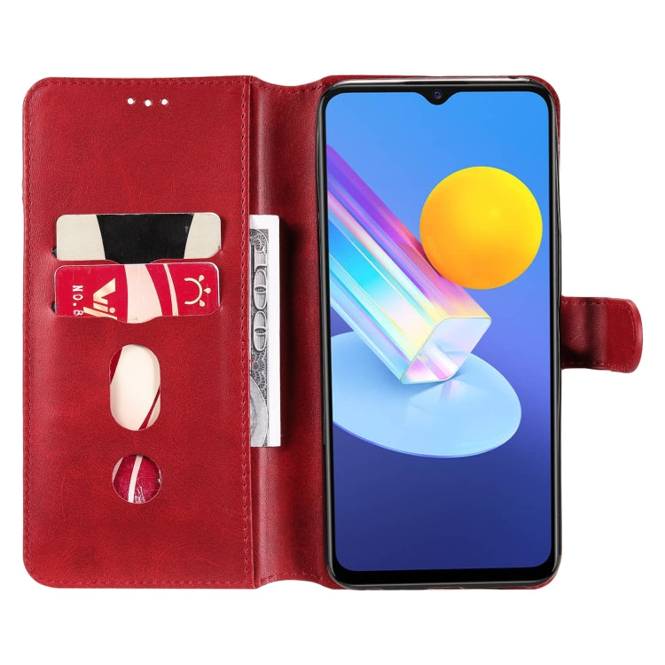 Classic Calf Texture PU + TPU Horizontal Flip Leather Case with Holder & Card Slots & Wallet For vivo Y72 5G