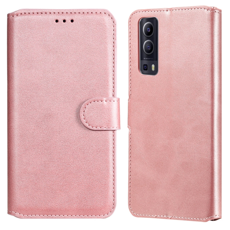 Classic Calf Texture PU + TPU Horizontal Flip Leather Case with Holder & Card Slots & Wallet For vivo Y72 5G