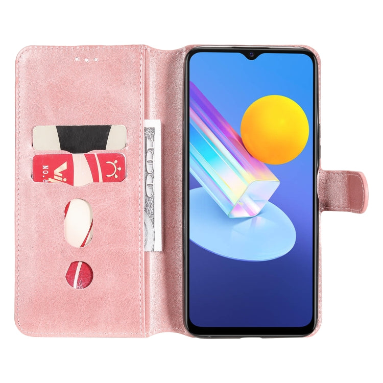 Classic Calf Texture PU + TPU Horizontal Flip Leather Case with Holder & Card Slots & Wallet For vivo Y72 5G