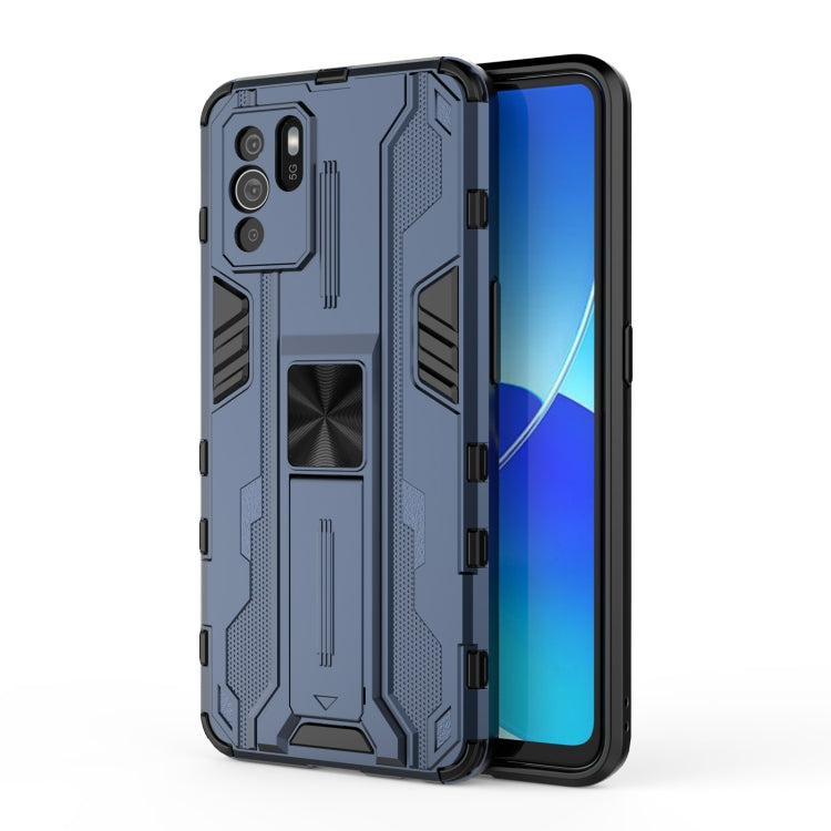 For OPPO Reno6 Z Supersonic PC + TPU Shock-proof Protective Case with Holder