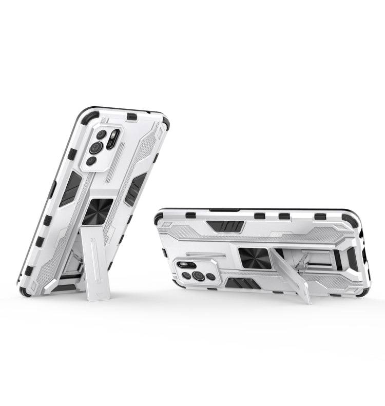 For OPPO Reno6 Z Supersonic PC + TPU Shock-proof Protective Case with Holder