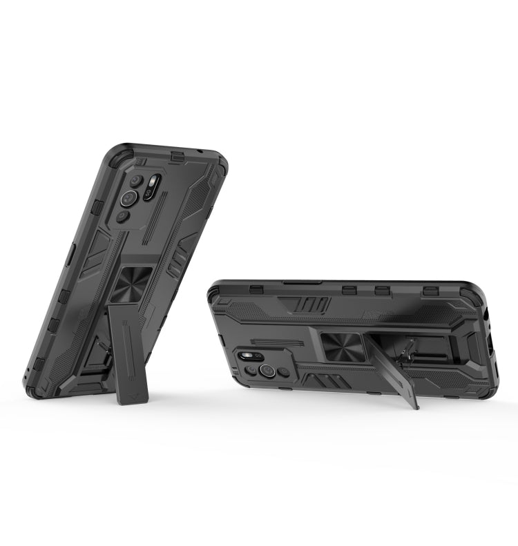 For OPPO Reno6 Z Supersonic PC + TPU Shock-proof Protective Case with Holder