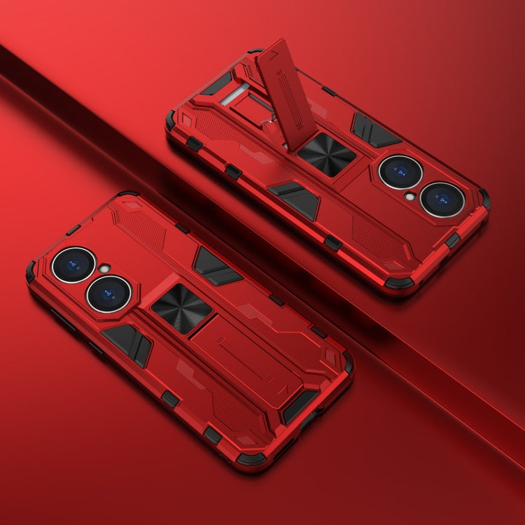 For Huawei P50 Supersonic PC + TPU Shock-proof Protective Case with Holder