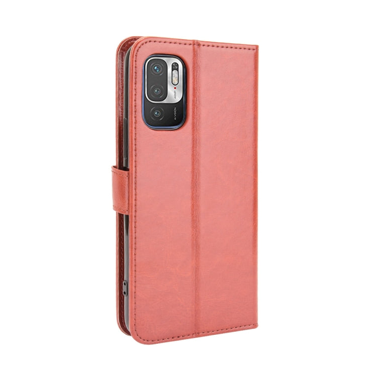 For Xiaomi Redmi Note 10 JP Version Crazy Horse Texture Horizontal Flip Leather Case with Holder & Card Slots & Lanyard