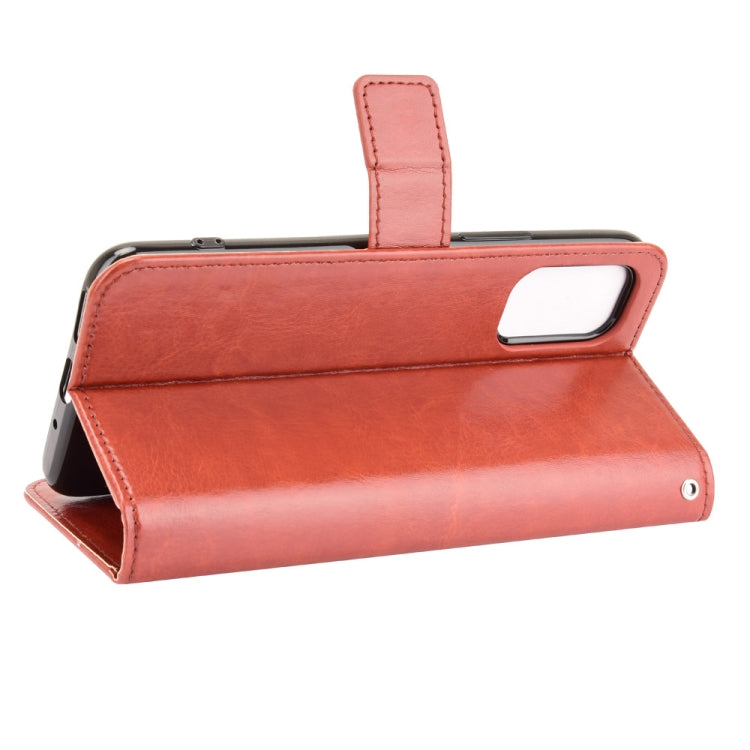 For Xiaomi Redmi Note 10 JP Version Crazy Horse Texture Horizontal Flip Leather Case with Holder & Card Slots & Lanyard