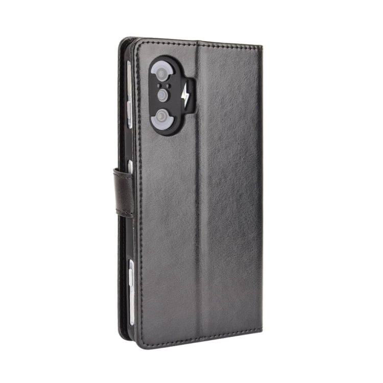 For Xiaomi Poco F3 GT Crazy Horse Texture Horizontal Flip Leather Case with Holder & Card Slots & Lanyard
