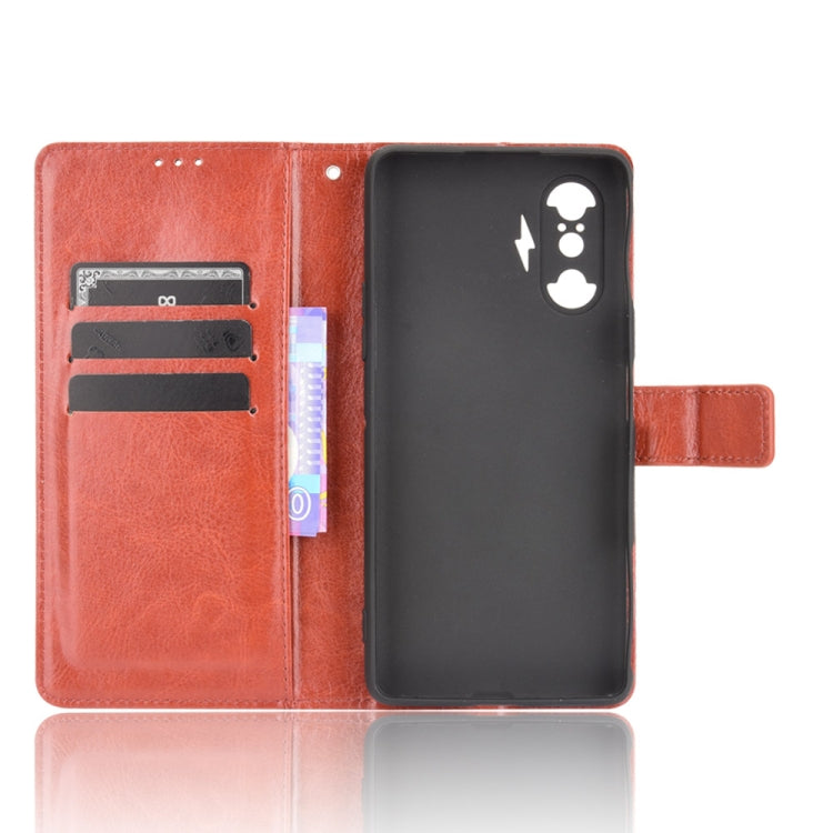 For Xiaomi Poco F3 GT Crazy Horse Texture Horizontal Flip Leather Case with Holder & Card Slots & Lanyard