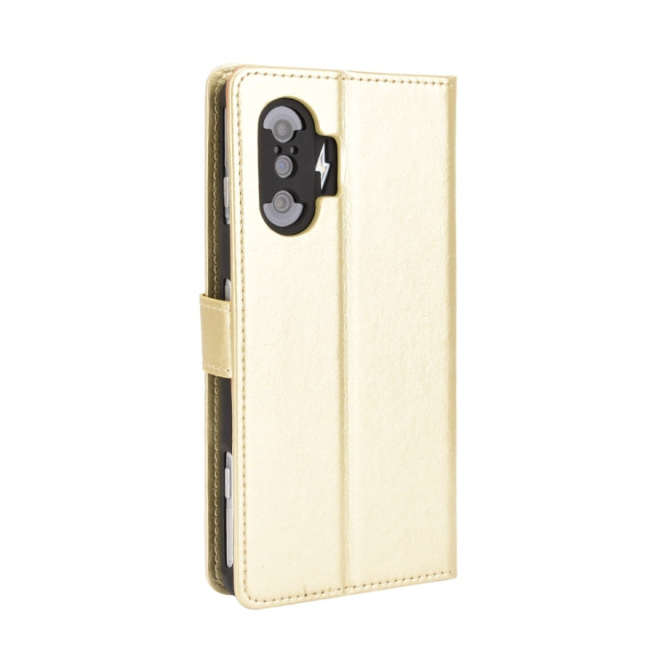 For Xiaomi Poco F3 GT Crazy Horse Texture Horizontal Flip Leather Case with Holder & Card Slots & Lanyard