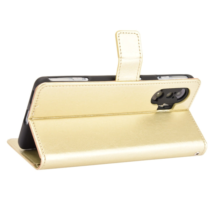 For Xiaomi Poco F3 GT Crazy Horse Texture Horizontal Flip Leather Case with Holder & Card Slots & Lanyard