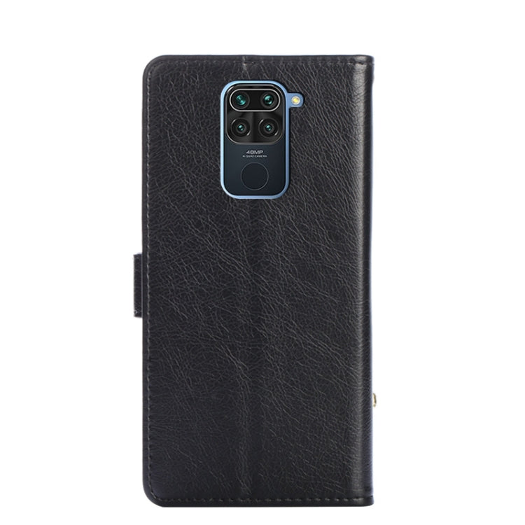 Zipper Bag PU + TPU Horizontal Flip Leather Case with Holder & Card Slot & Wallet & Lanyard For Xiaomi Redmi Note 9