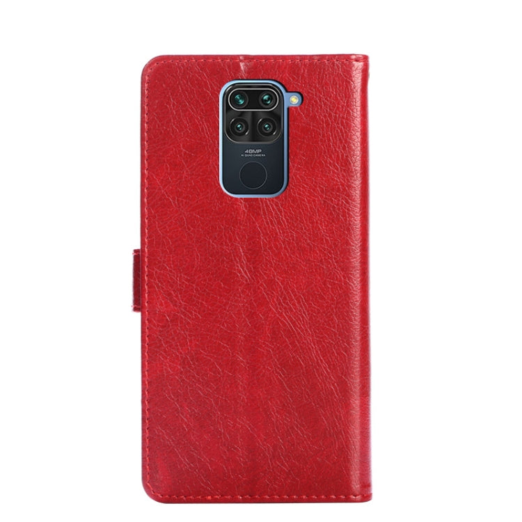 Zipper Bag PU + TPU Horizontal Flip Leather Case with Holder & Card Slot & Wallet & Lanyard For Xiaomi Redmi Note 9