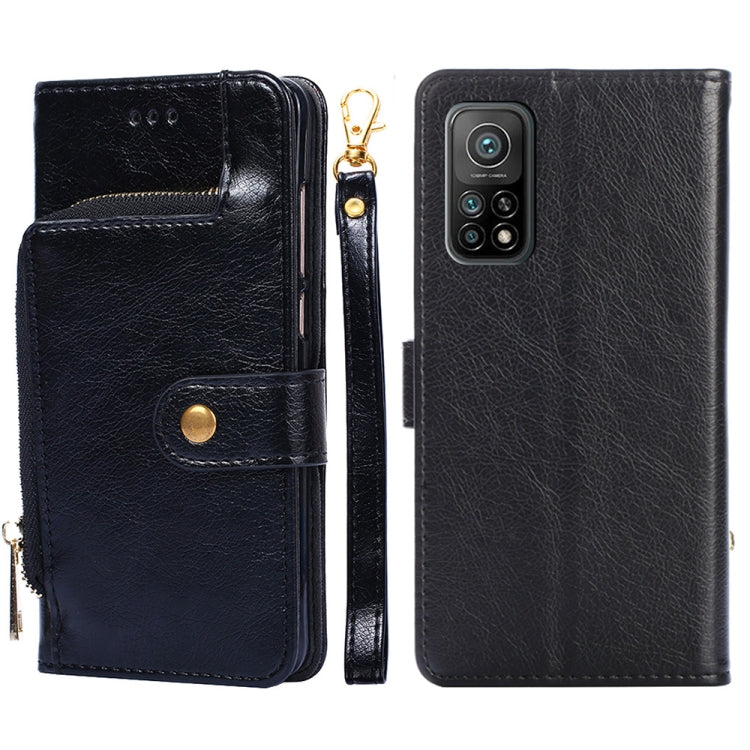 Zipper Bag PU + TPU Horizontal Flip Leather Case with Holder & Card Slot & Wallet & Lanyard For Xiaomi Redmi K30S