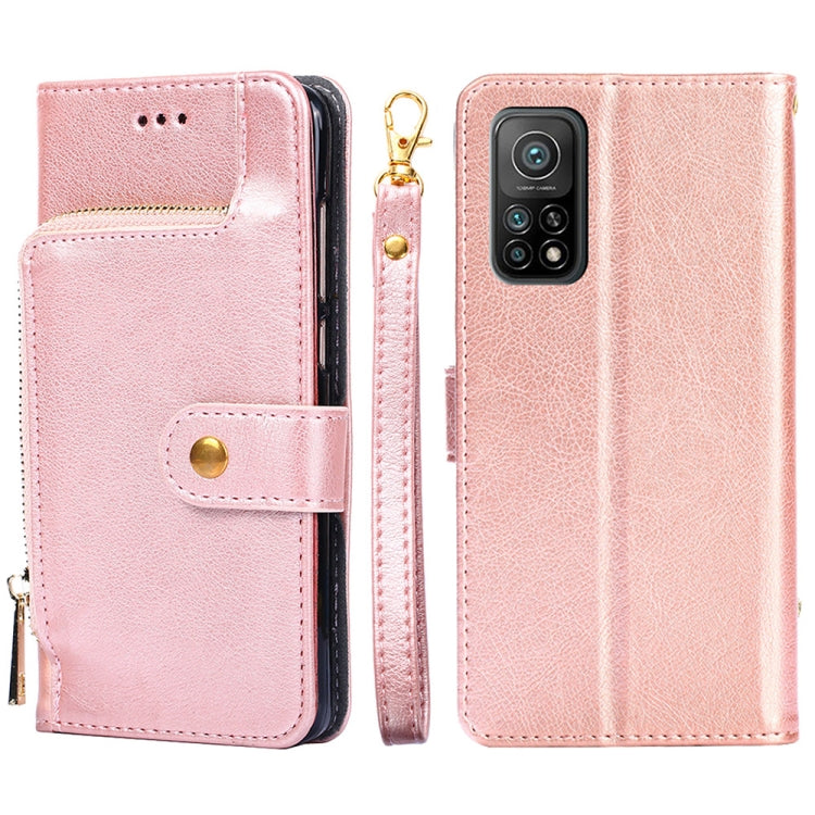 Zipper Bag PU + TPU Horizontal Flip Leather Case with Holder & Card Slot & Wallet & Lanyard For Xiaomi Redmi K30S
