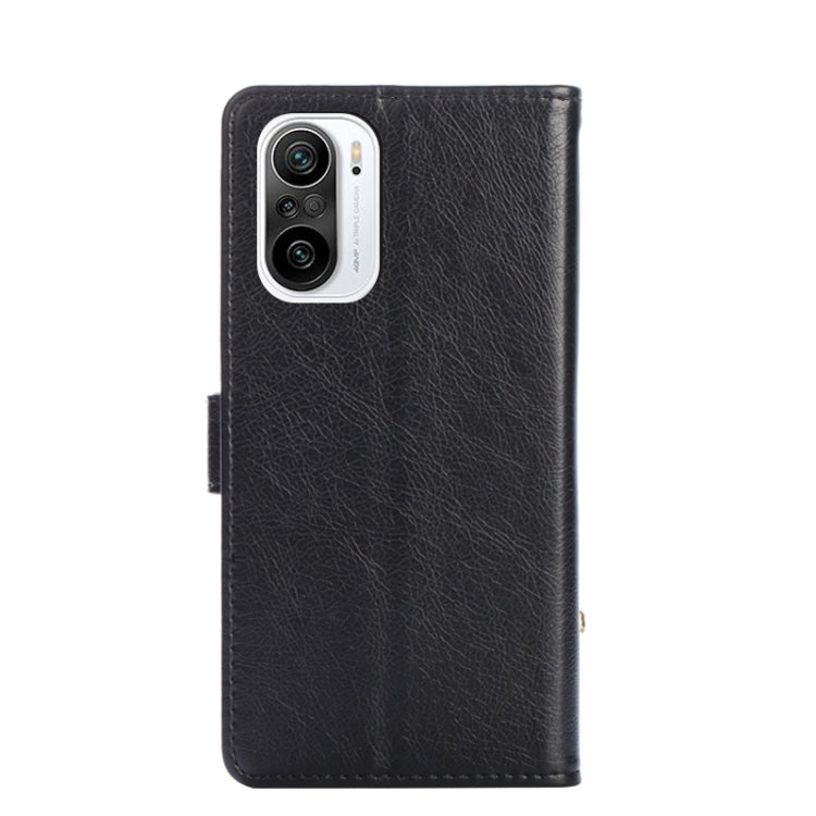 Zipper Bag PU + TPU Horizontal Flip Leather Case with Holder & Card Slot & Wallet & Lanyard For Xiaomi Redmi K40 / K40 Pro