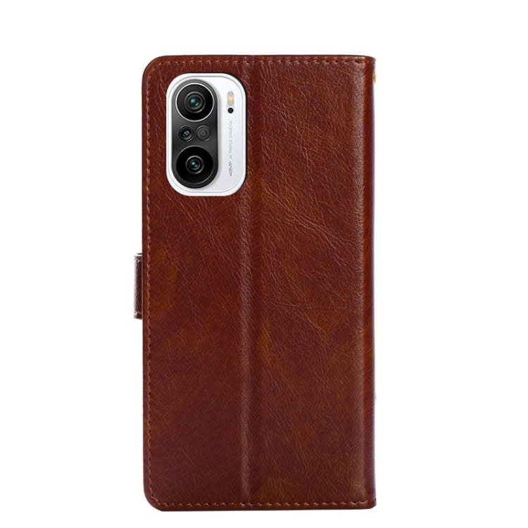 Zipper Bag PU + TPU Horizontal Flip Leather Case with Holder & Card Slot & Wallet & Lanyard For Xiaomi Redmi K40 / K40 Pro