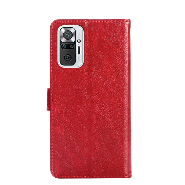 Zipper Bag PU + TPU Horizontal Flip Leather Case with Holder & Card Slot & Wallet & Lanyard For Xiaomi Redmi Note 10 Pro / Note 10 Pro Indian Version / Note 10 Pro Max