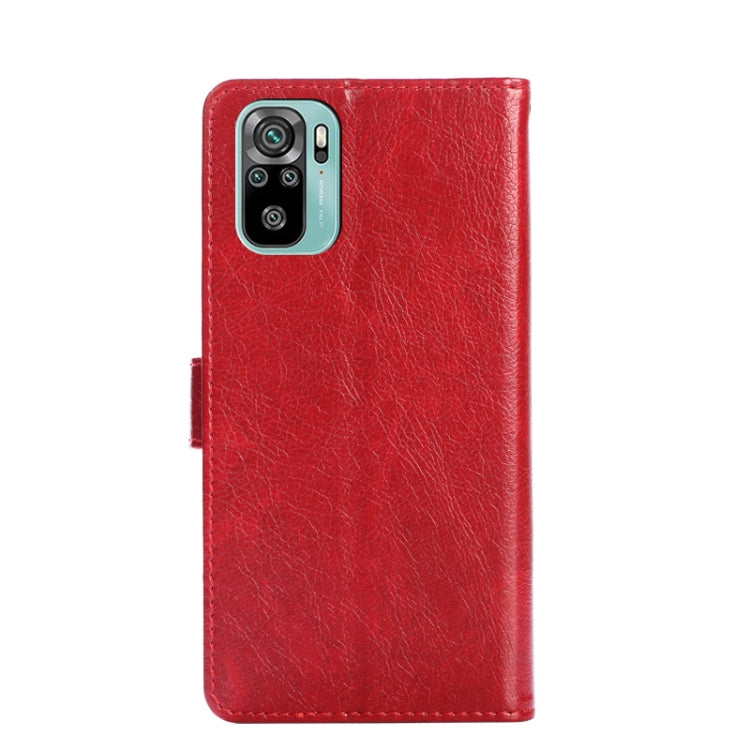 Zipper Bag PU + TPU Horizontal Flip Leather Case with Holder & Card Slot & Wallet & Lanyard For Xiaomi Redmi Note 10 4G / Note 10S
