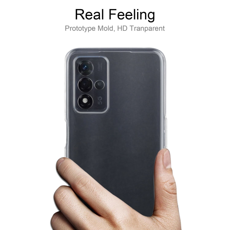 For OPPO A93s 5G 0.75mm Ultra-thin Transparent TPU Soft Protective Case