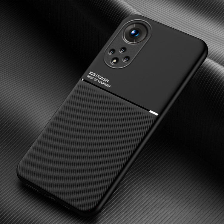 Classic Tilt Strip Grain Magnetic Shockproof PC + TPU Case For Honor 50