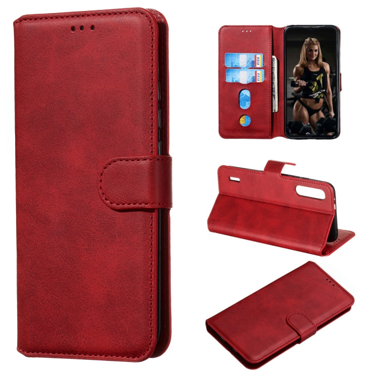 For Xiaomi Mi CC9e / Mi A3 Classic Calf Texture Horizontal Flip PU Leather Case, with Holder & Card Slots & Wallet