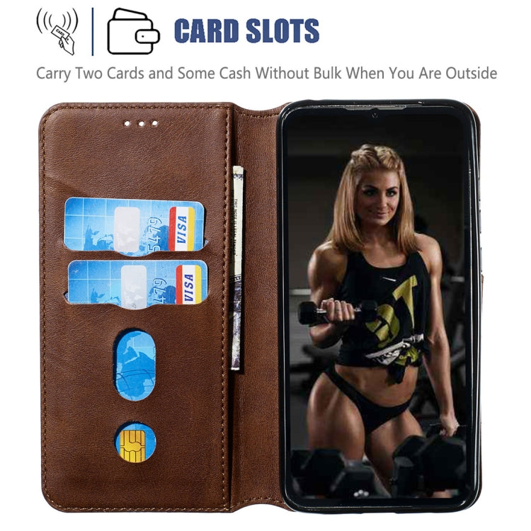 For Xiaomi Mi CC9 / Mi A3 Lite Classic Calf Texture Horizontal Flip PU Leather Case, with Holder & Card Slots & Wallet