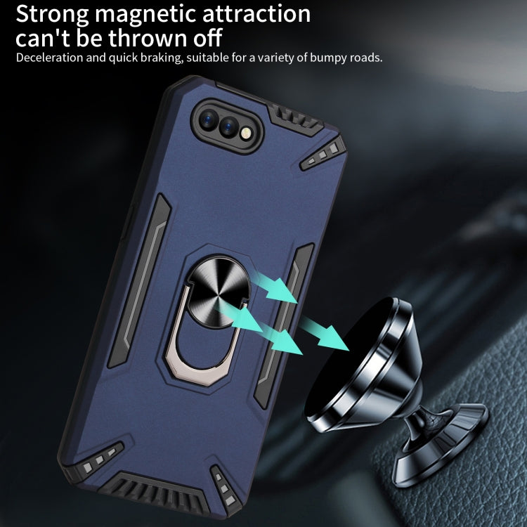 For OPPO A1k PC + TPU Protective Case with 360 Degrees Rotatable Ring Holder