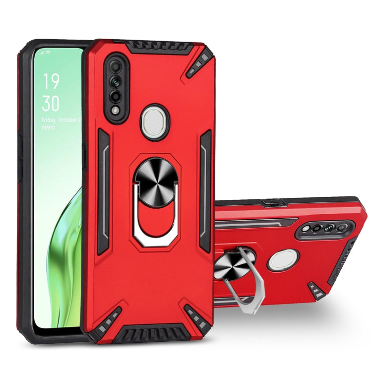 For OPPO A8 PC + TPU Protective Case with 360 Degrees Rotatable Ring Holder