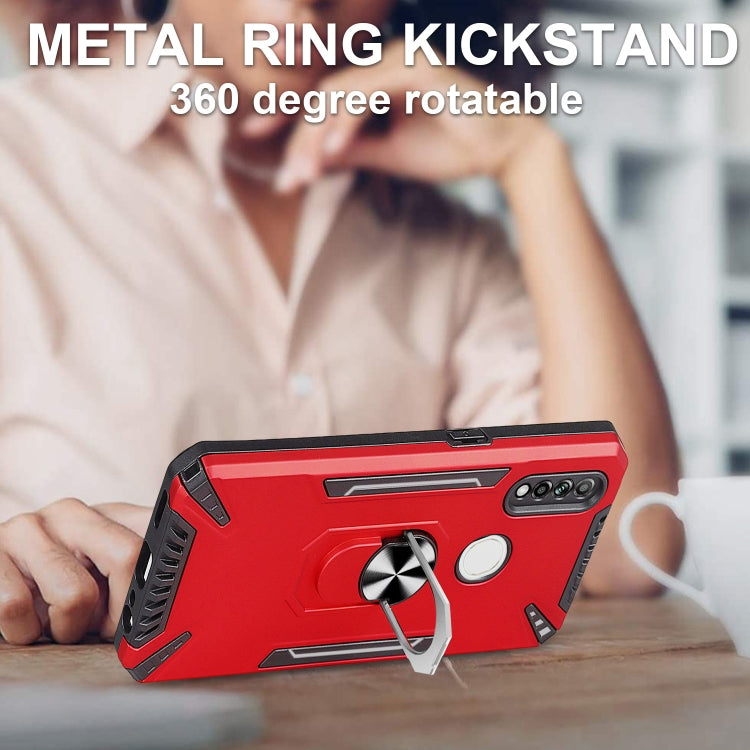 For OPPO A8 PC + TPU Protective Case with 360 Degrees Rotatable Ring Holder