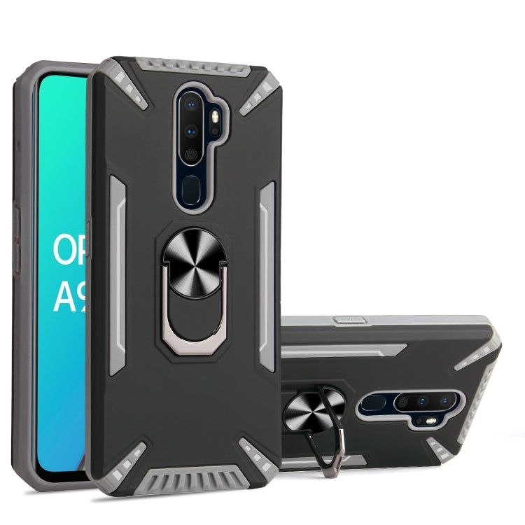 For OPPO A9 2020 / A5 2020 PC + TPU Protective Case with 360 Degrees Rotatable Ring Holder