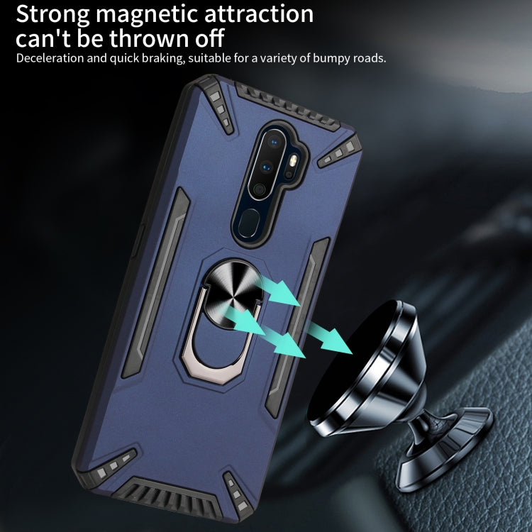 For OPPO A9 2020 / A5 2020 PC + TPU Protective Case with 360 Degrees Rotatable Ring Holder