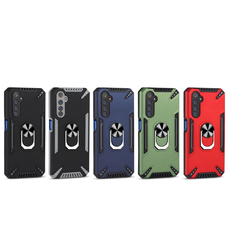 For Realme 6 Pro PC + TPU Protective Case with 360 Degrees Rotatable Ring Holder