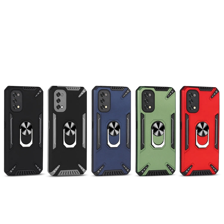 For Realme 7 Pro PC + TPU Protective Case with 360 Degrees Rotatable Ring Holder