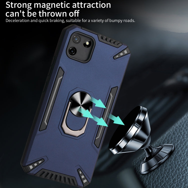 For Realme C11 PC + TPU Protective Case with 360 Degrees Rotatable Ring Holder
