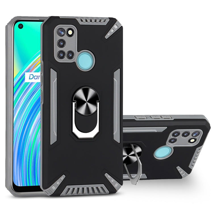 For Realme C17 PC + TPU Protective Case with 360 Degrees Rotatable Ring Holder