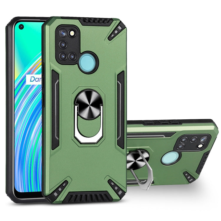 For Realme C17 PC + TPU Protective Case with 360 Degrees Rotatable Ring Holder