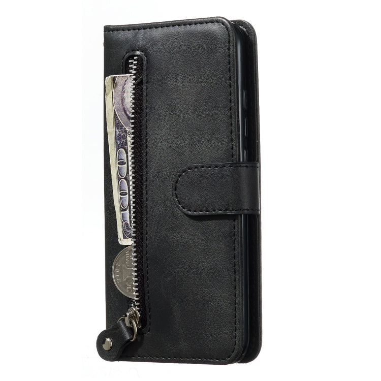 For Xiaomi Mi CC9e / Mi A3 Fashion Calf Texture Zipper Horizontal Flip PU Leather Case, with Holder & Card Slots & Wallet