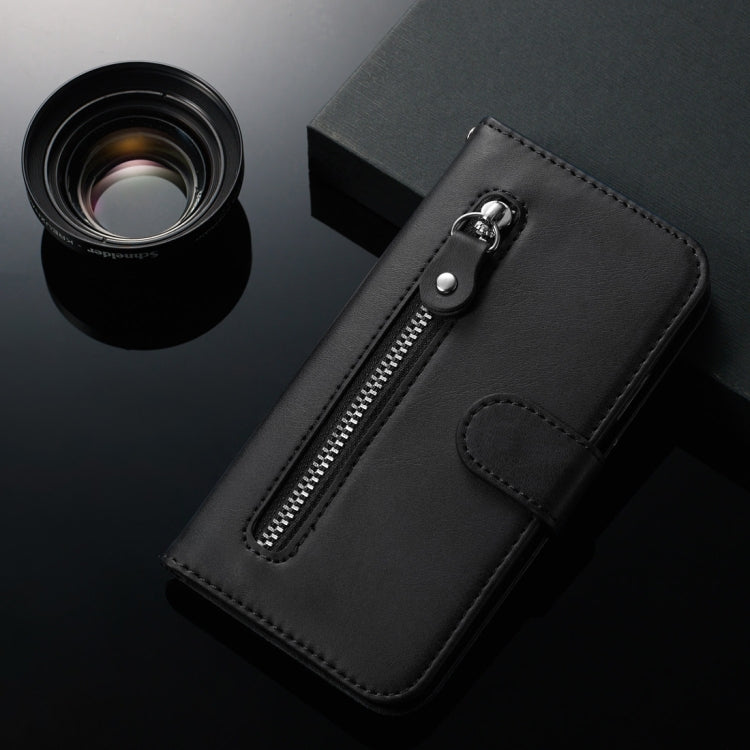 For Xiaomi Mi CC9e / Mi A3 Fashion Calf Texture Zipper Horizontal Flip PU Leather Case, with Holder & Card Slots & Wallet