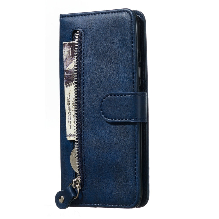 For Xiaomi Mi CC9e / Mi A3 Fashion Calf Texture Zipper Horizontal Flip PU Leather Case, with Holder & Card Slots & Wallet