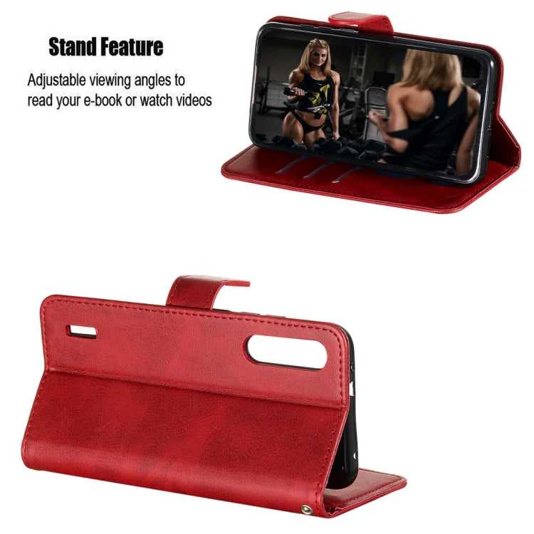 For Xiaomi Mi CC9e / Mi A3 Fashion Calf Texture Zipper Horizontal Flip PU Leather Case, with Holder & Card Slots & Wallet