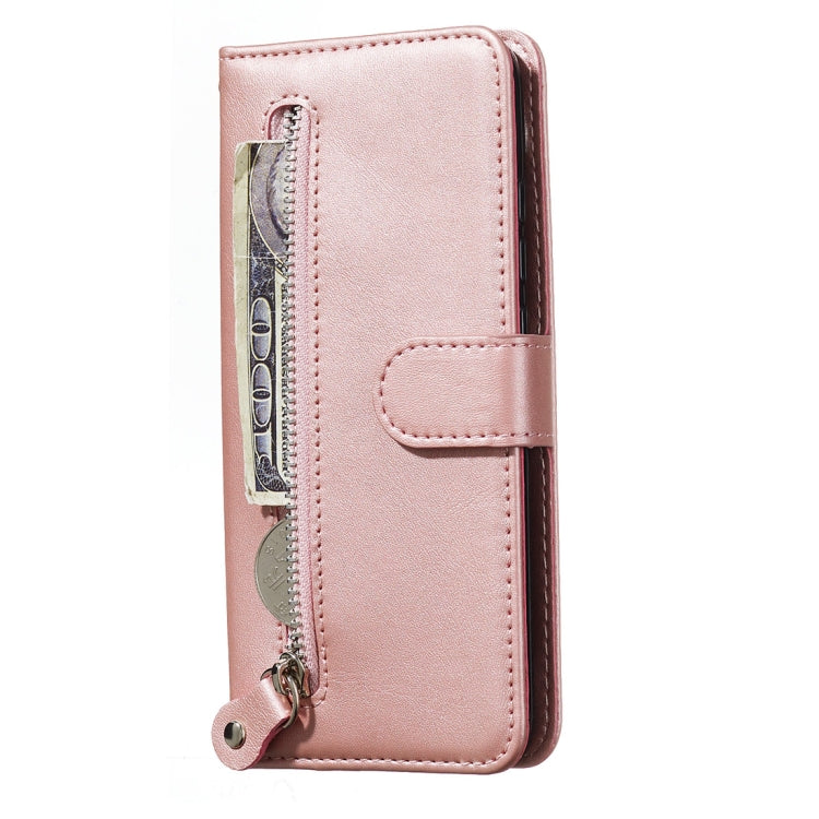 For Xiaomi Mi CC9e / Mi A3 Fashion Calf Texture Zipper Horizontal Flip PU Leather Case, with Holder & Card Slots & Wallet