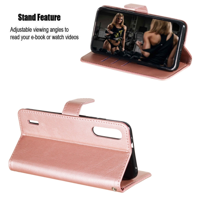 For Xiaomi Mi CC9e / Mi A3 Fashion Calf Texture Zipper Horizontal Flip PU Leather Case, with Holder & Card Slots & Wallet