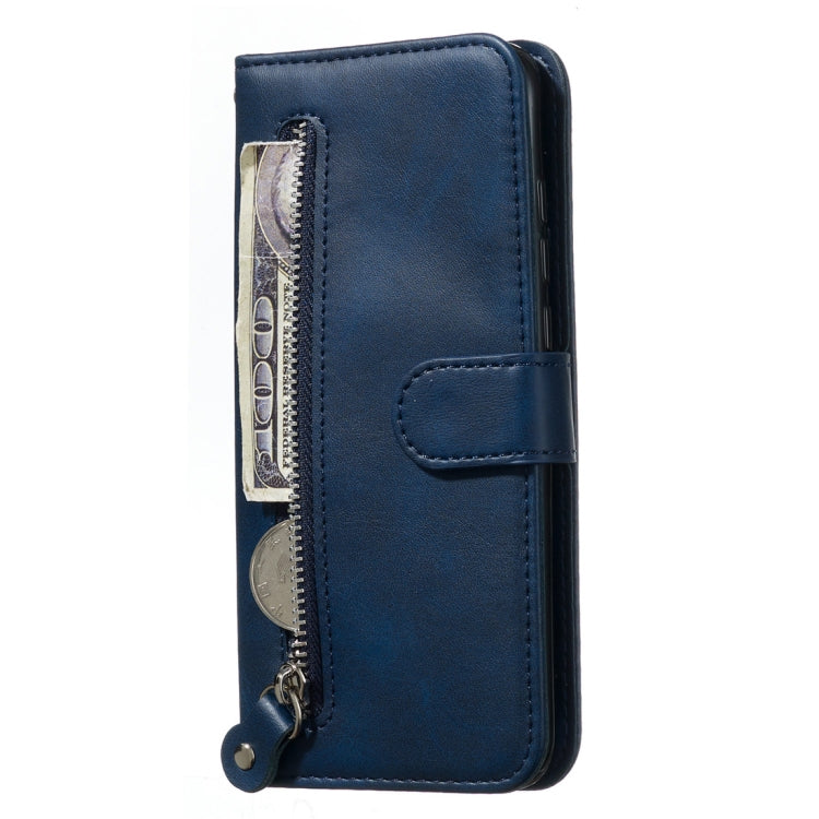 For Xiaomi Mi CC9 / Mi A3 Lite Fashion Calf Texture Zipper Horizontal Flip PU Leather Case, with Holder & Card Slots & Wallet